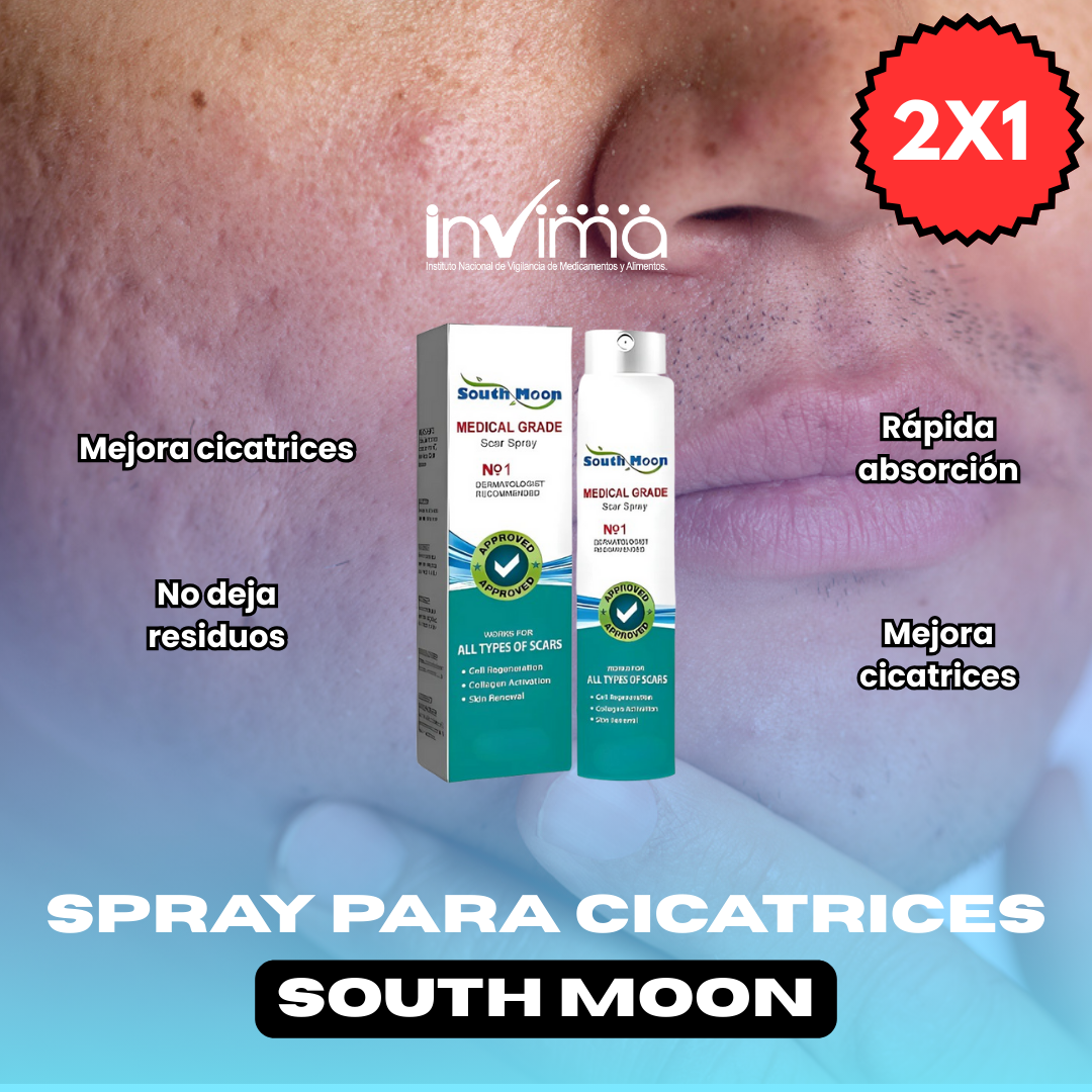 🎁PROMO 2X1🎁 South Moon™ - Spray Elimina Cicatrices En Poco Tiempo