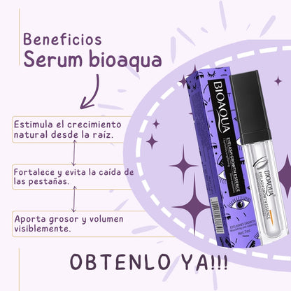 Bioaqua Sérum Para Pestañas - ¡Basta De Pestañas Cortas!