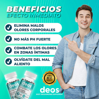 PROMO 2x1 Deos™ actúa desde adentro — toma 1 cápsula y compruébalo.
