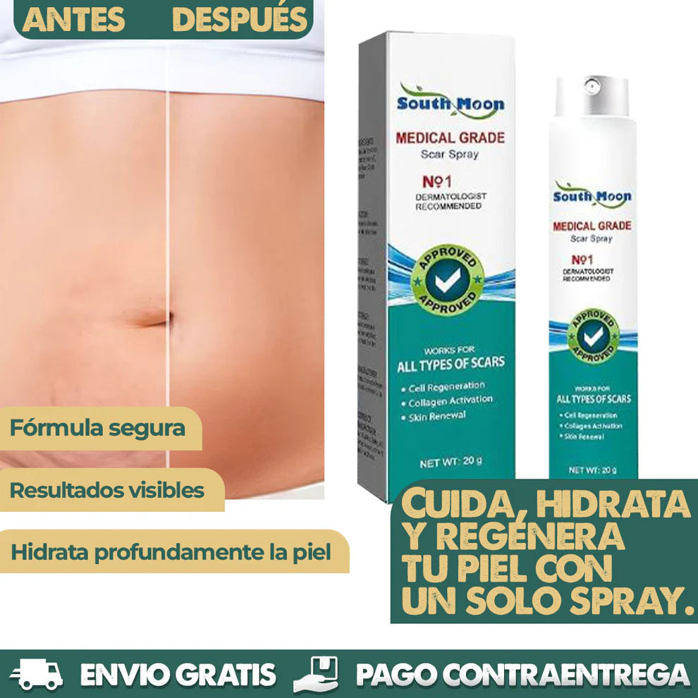 🎁PROMO 2X1🎁 South Moon™ - Spray Elimina Cicatrices En Poco Tiempo