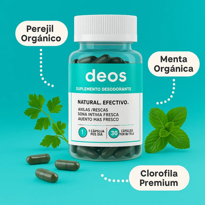 PROMO 2x1 Deos™ actúa desde adentro — toma 1 cápsula y compruébalo.