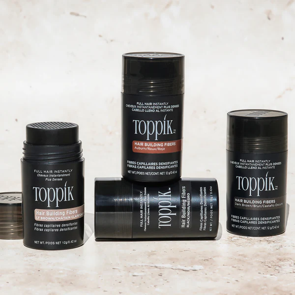 TOPPIK-FIBRAS CAPILARES- ¡Disimula la caída de cabello!