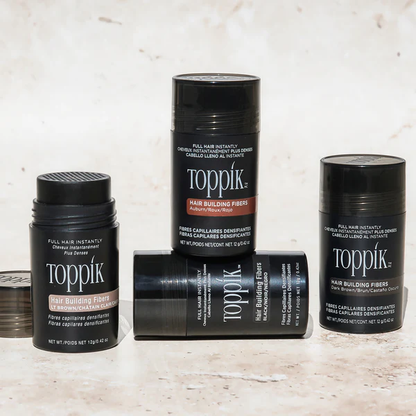 TOPPIK-FIBRAS CAPILARES- ¡Disimula la caída de cabello!